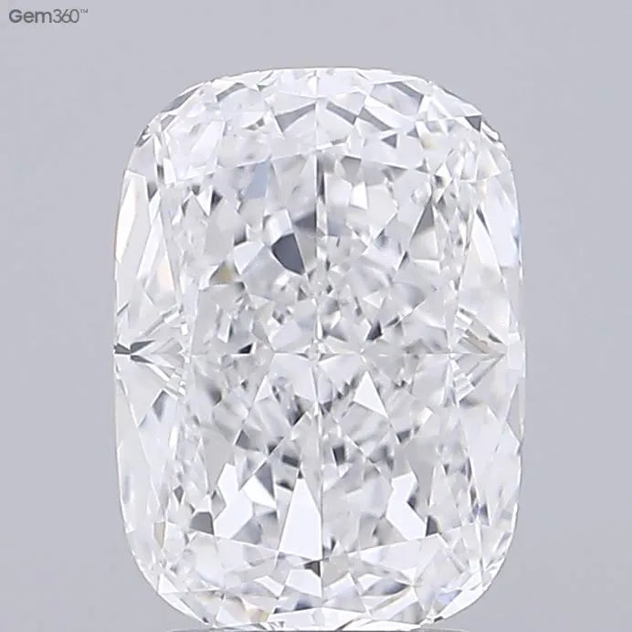 3.12ct Cushion brilliant Lab Grown Diamond (Colour E, Clarity VVS2, GIA Certified)