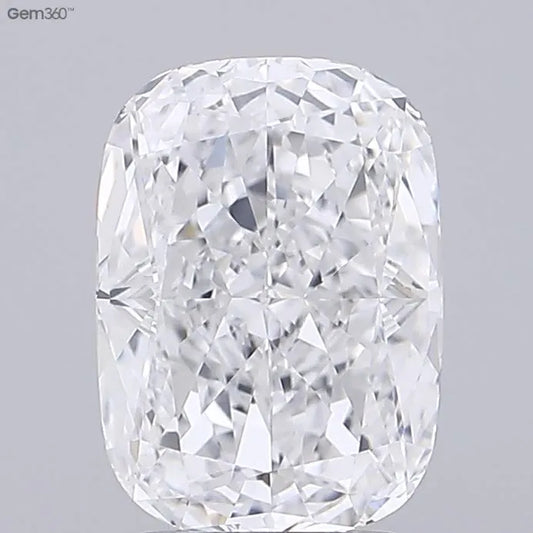 3.12ct Cushion brilliant Lab Grown Diamond (Colour E, Clarity VVS2, GIA Certified)