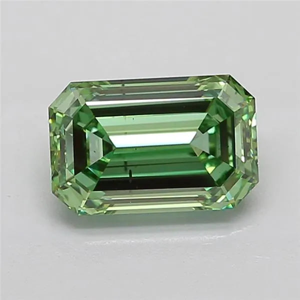 3.12ct Emerald Lab Grown Diamond (Colour Fancy Vivid Green, Clarity VS2, IGI Certified)
