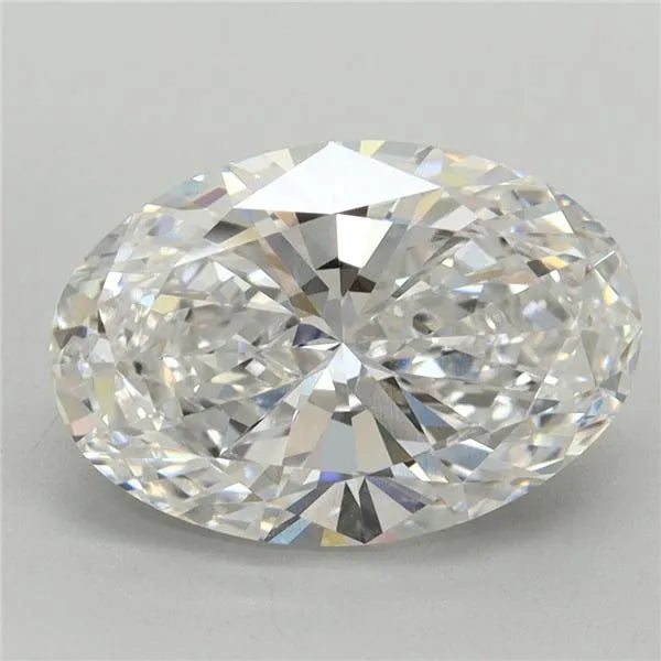 3.12ct Oval Lab Grown Diamond (Colour E, Clarity VS1, Cut VG, Uncertified)