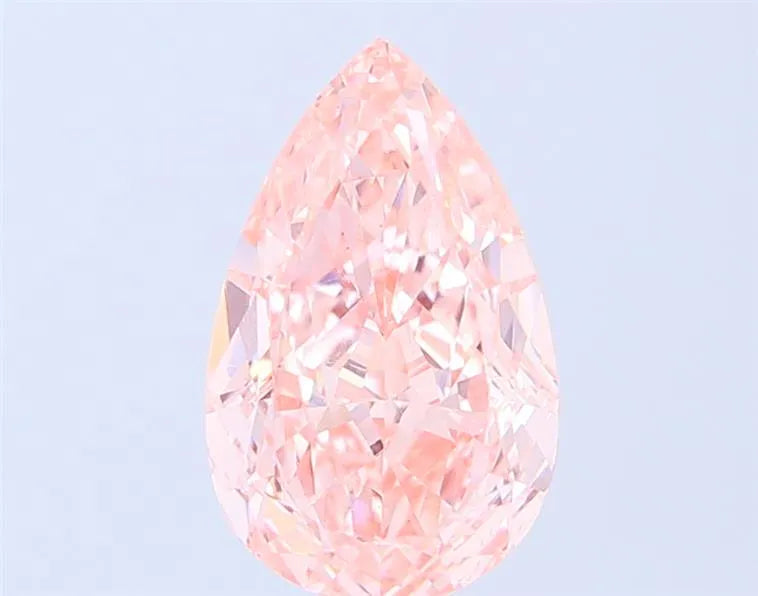 3.12ct Pear Lab Grown Diamond (Colour Fancy Intense Pink, Clarity VS1, IGI Certified)