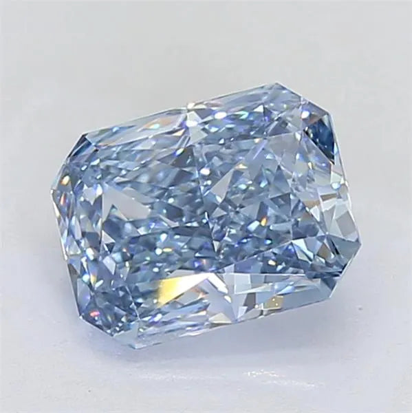 3.12ct Radiant Lab Grown Diamond (Colour Fancy Intense Blue, Clarity VVS1, IGI Certified)