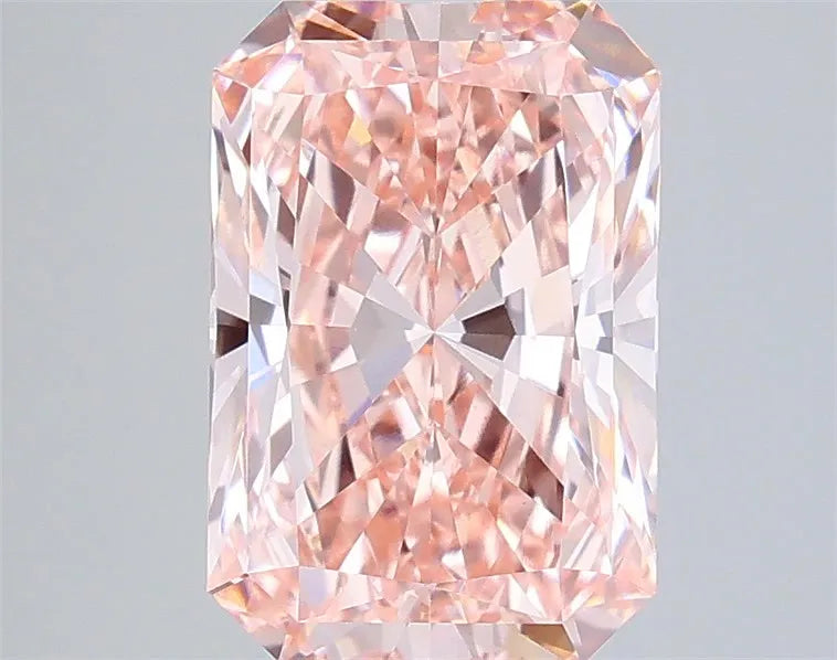 3.12ct Radiant Lab Grown Diamond (Colour Fancy Vivid Pink, Clarity VVS2, IGI Certified)