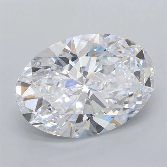 3.13ct Oval Lab Grown Diamond (Colour D, Clarity FL, IGI Certified)