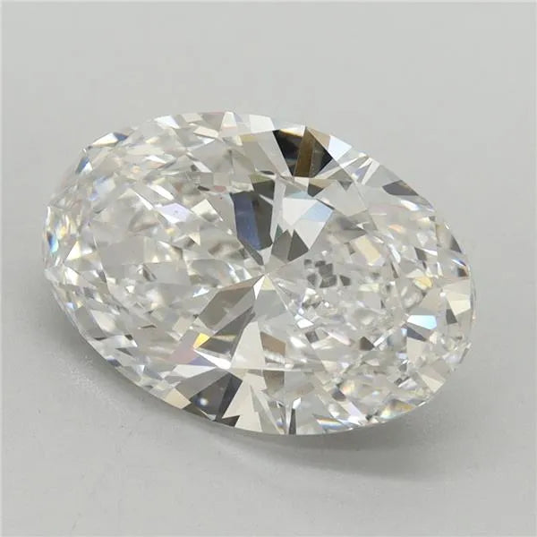 3.13ct Oval Lab Grown Diamond (Colour E, Clarity VS2, Cut GD, Uncertified)