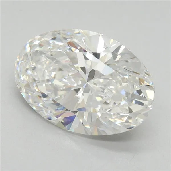 3.13ct Oval Lab Grown Diamond (Colour E, Clarity VS2, Cut GD, Uncertified)