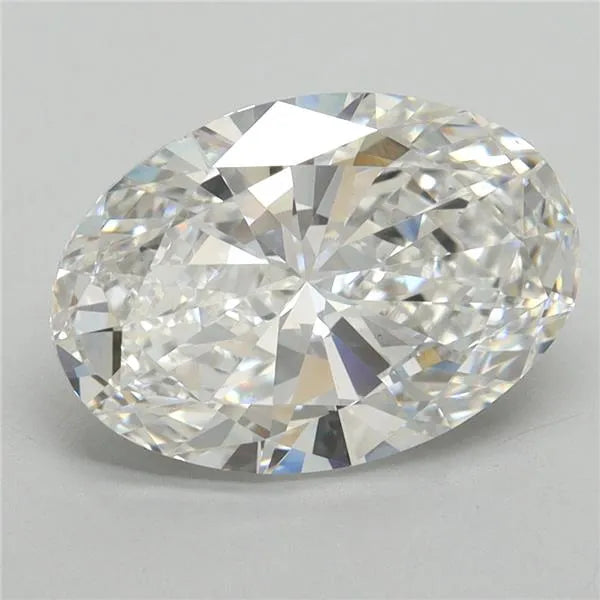 3.13ct Oval Lab Grown Diamond (Colour E, Clarity VS2, Cut VG, Uncertified)