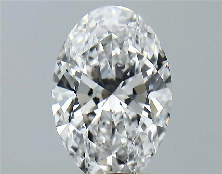 3.13ct Oval Lab Grown Diamond (Colour E, Clarity VVS2, IGI Certified)