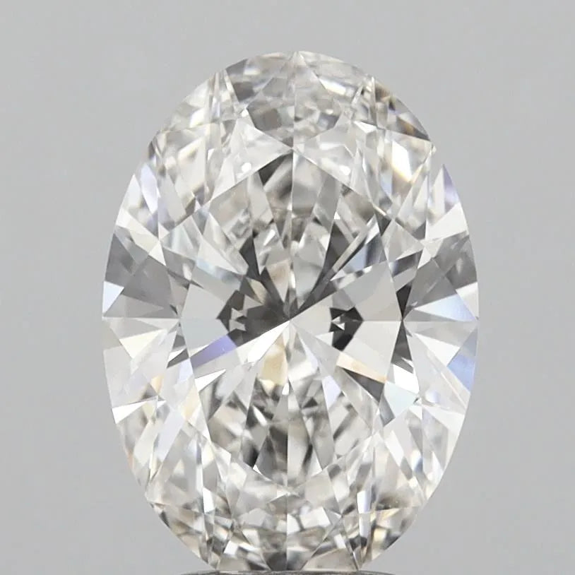 3.13ct Oval Lab Grown Diamond (Colour G, Clarity VVS2, IGI Certified)