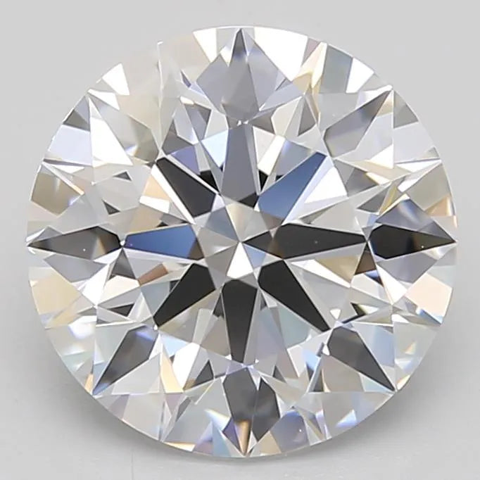 3.13ct Round Lab Grown Diamond (Colour D, Clarity IF, Cut EX, GIA Certified)
