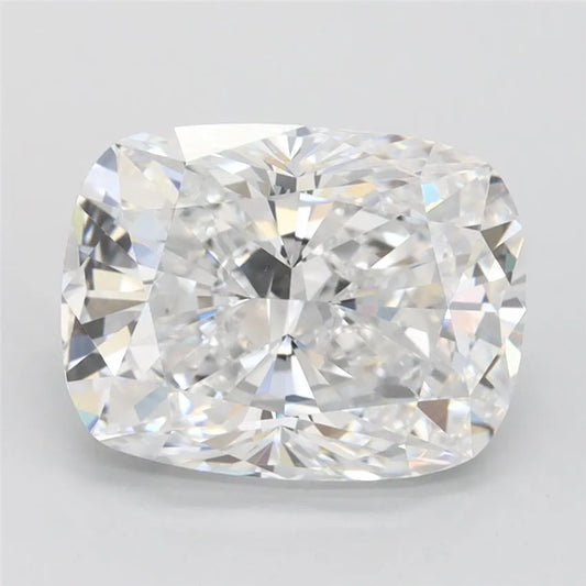 3.14ct Cushion modified Lab Grown Diamond (Colour D, Clarity IF, IGI Certified)
