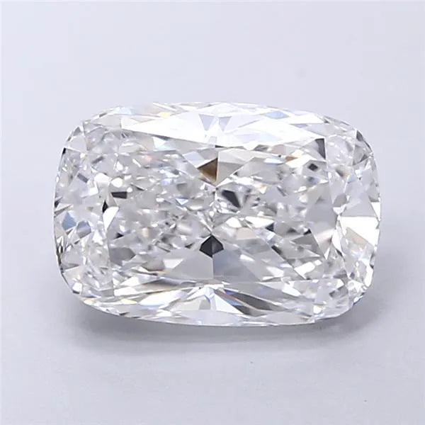 3.14ct Cushion modified Lab Grown Diamond (Colour D, Clarity VVS2, IGI Certified)