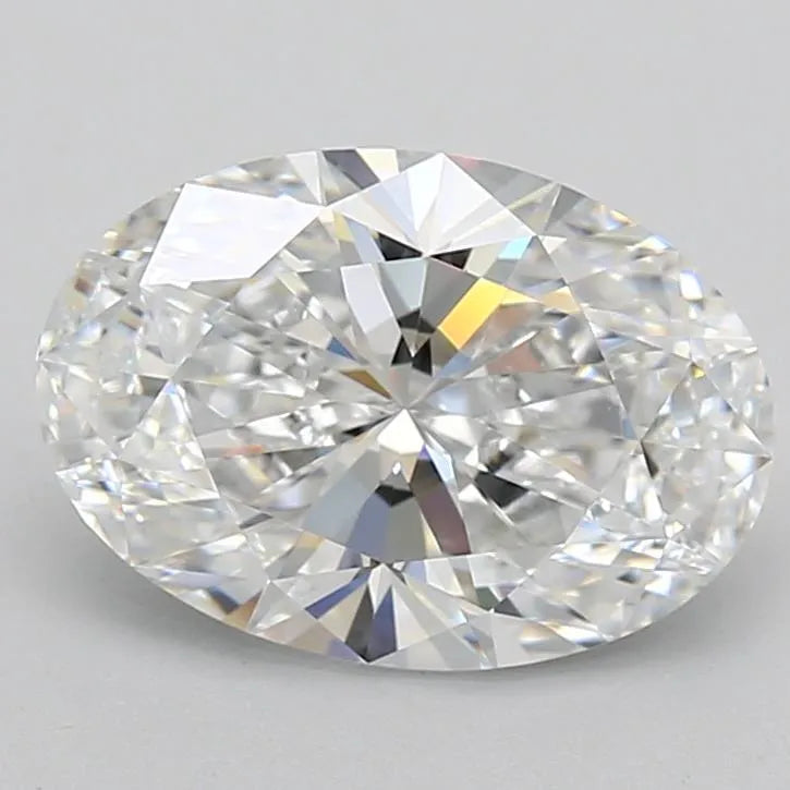 3.14ct Oval Lab Grown Diamond (Colour D, Clarity VVS2, GIA Certified)