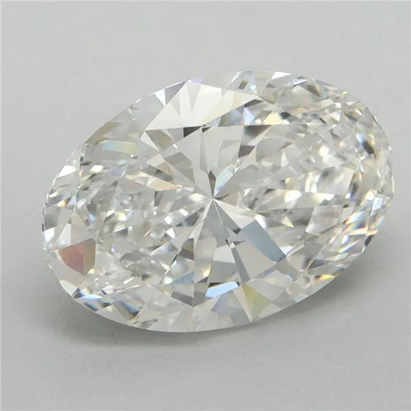 3.14ct Oval Lab Grown Diamond (Colour E, Clarity VS1, Cut GD, Uncertified)
