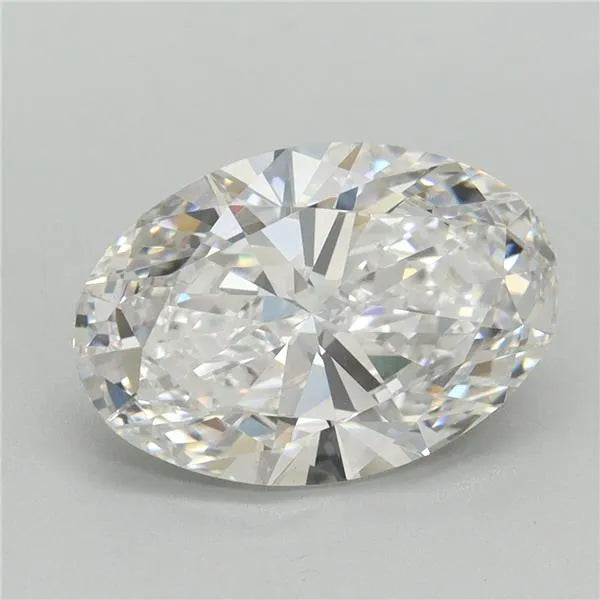 3.14ct Oval Lab Grown Diamond (Colour E, Clarity VS1, Cut VG, Uncertified)