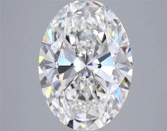 3.14ct Oval Lab Grown Diamond (Colour F, Clarity VVS2, IGI Certified)