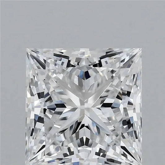 3.14ct Princess Lab Grown Diamond (Colour D, Clarity VVS2, IGI Certified)