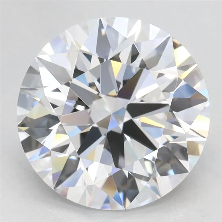 3.14ct Round Lab Grown Diamond (Colour D, Clarity VVS1, Cut EX, GIA Certified)