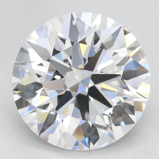 3.14ct Round Lab Grown Diamond (Colour D, Clarity VVS1, Cut EX, GIA Certified)