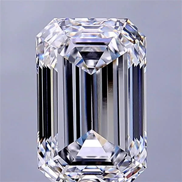 3.15ct Emerald Lab Grown Diamond (Colour D, Clarity VVS2, IGI Certified)