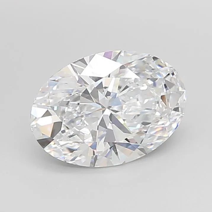 3.15ct Oval Lab Grown Diamond (Colour D, Clarity VVS1, Cut EX, IGI Certified)