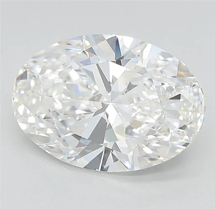 3.15ct Oval Lab Grown Diamond (Colour E, Clarity IF, Cut EX, IGI Certified)