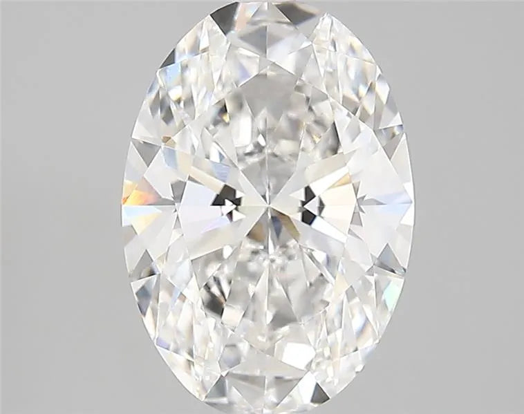 3.15ct Oval Lab Grown Diamond (Colour E, Clarity VVS2, IGI Certified)