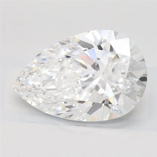 3.15ct Pear Lab Grown Diamond (Colour D, Clarity IF, IGI Certified)