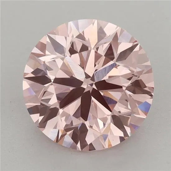3.15ct Round Lab Grown Diamond (Colour Fancy Vivid Pink, Clarity VS2, Cut VG, IGI Certified)