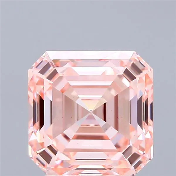 3.16ct Asscher Lab Grown Diamond (Colour Fancy Intense Pink, Clarity VS1, IGI Certified)
