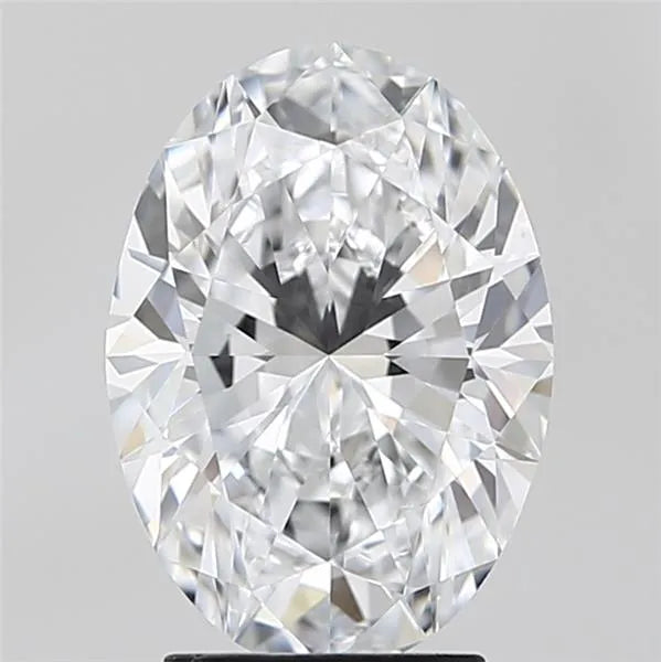 3.16ct Oval Lab Grown Diamond (Colour E, Clarity IF, IGI Certified)