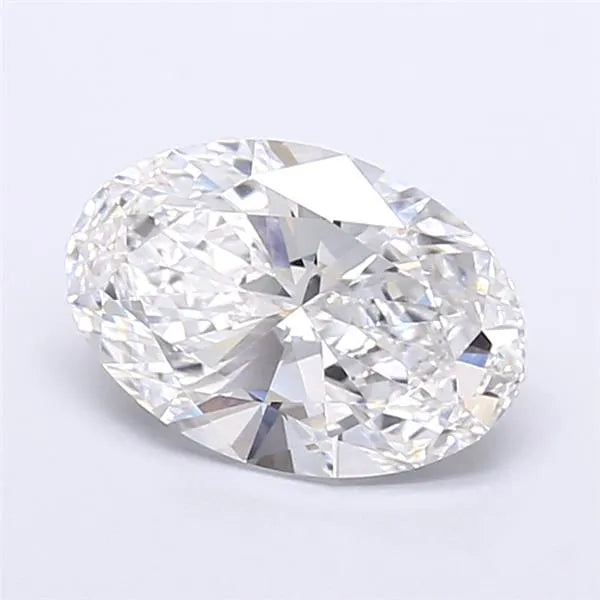 3.16ct Oval Lab Grown Diamond (Colour E, Clarity VVS2, IGI Certified)