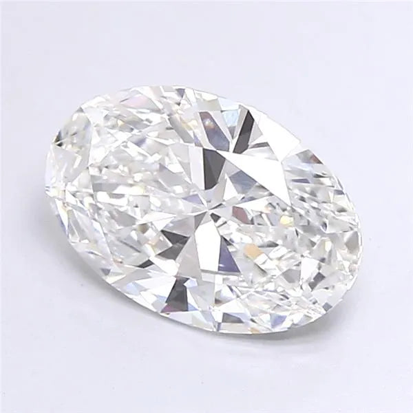 3.16ct Oval Lab Grown Diamond (Colour F, Clarity VS1, IGI Certified)