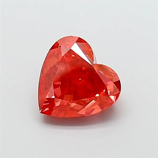 3.17ct Heart Lab Grown Diamond (Colour Fancy Vivid Red, Clarity VS1, IGI Certified)