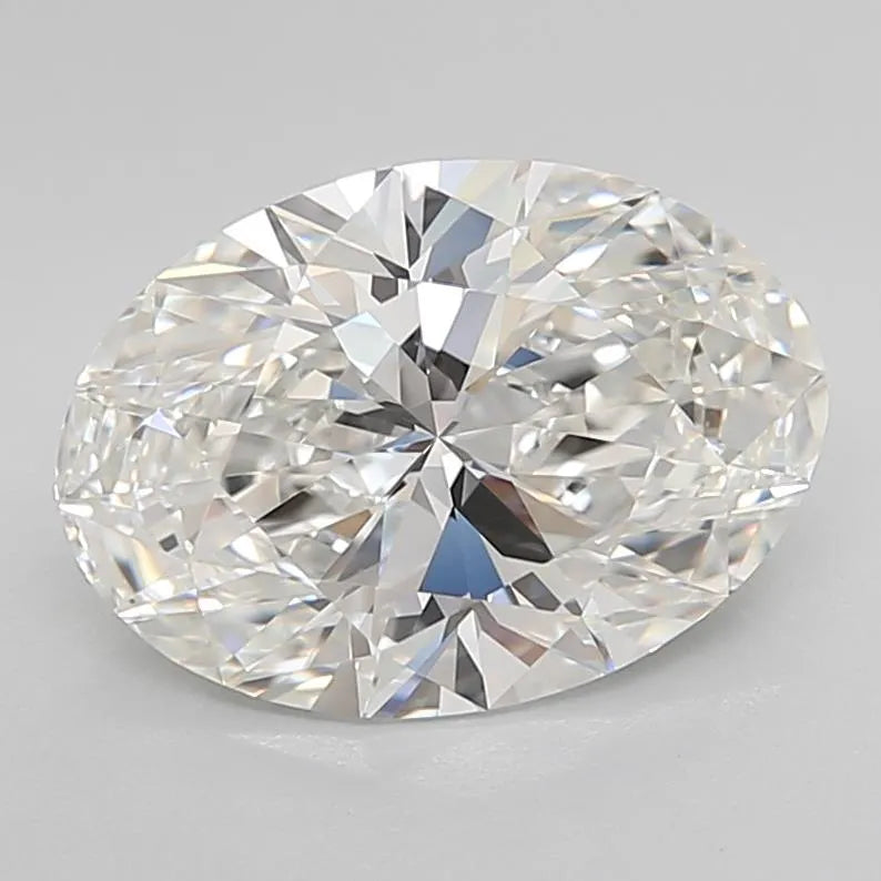 3.17ct Oval Lab Grown Diamond (Colour F, Clarity IF, Cut EX, IGI Certified)