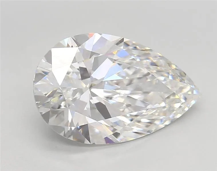 3.17ct Pear Lab Grown Diamond (Colour D, Clarity VVS2, IGI Certified)