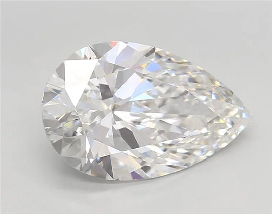 3.17ct Pear Lab Grown Diamond (Colour D, Clarity VVS2, IGI Certified)