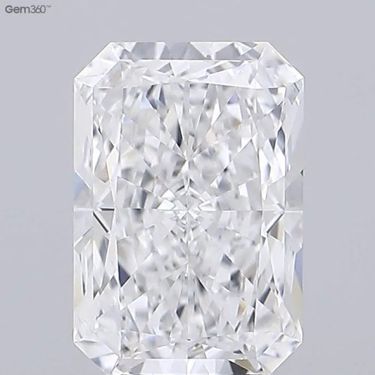 3.17ct Radiant Lab Grown Diamond (Colour E, Clarity VVS1, GIA Certified)