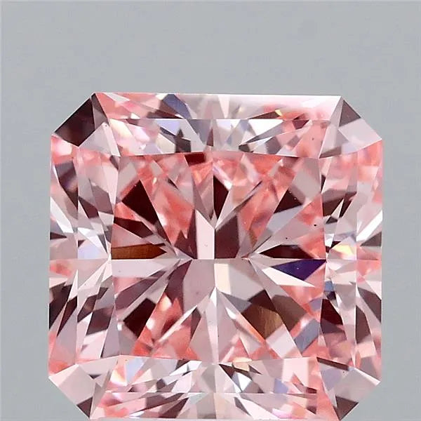 3.17ct Radiant Lab Grown Diamond (Colour Fancy Intense Pink, Clarity VS1, IGI Certified)