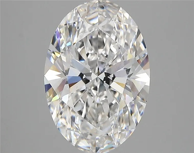 3.18ct Oval Lab Grown Diamond (Colour E, Clarity VVS2, IGI Certified)