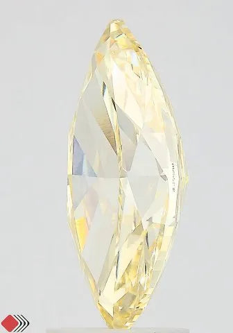 3.19ct Marquise Lab Grown Diamond (Colour Fancy Intense Yellow, Clarity VVS2, IGI Certified)