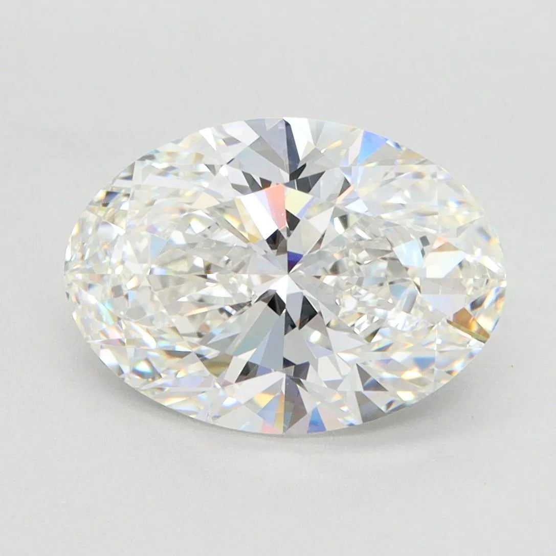 3.19ct Oval Lab Grown Diamond (Colour F, Clarity VVS1, IGI Certified)