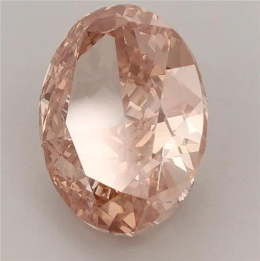 3.19ct Oval Lab Grown Diamond (Colour Fancy Brown, Clarity VVS2, IGI Certified)