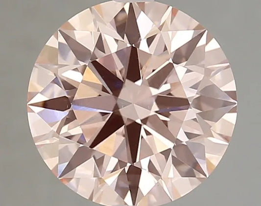3.19ct Round Lab Grown Diamond (Colour Fancy Vivid Pink, Clarity VS1, Cut ID, IGI Certified)