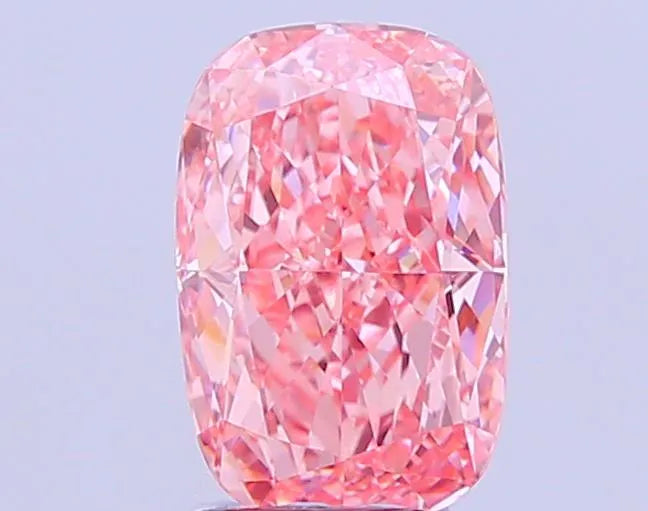 3.20ct Cushion modified Lab Grown Diamond (Colour Fancy Vivid Pink, Clarity VVS2, IGI Certified)