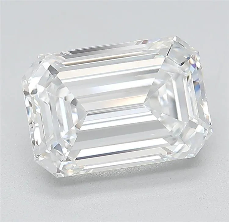 3.20ct Emerald Lab Grown Diamond (Colour D, Clarity IF, Cut EX, IGI Certified)
