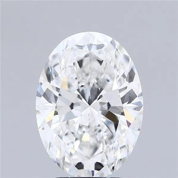 3.20ct Oval Lab Grown Diamond (Colour E, Clarity VVS2, IGI Certified)