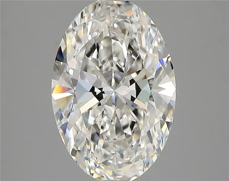 3.20ct Oval Lab Grown Diamond (Colour F, Clarity VVS2, IGI Certified)