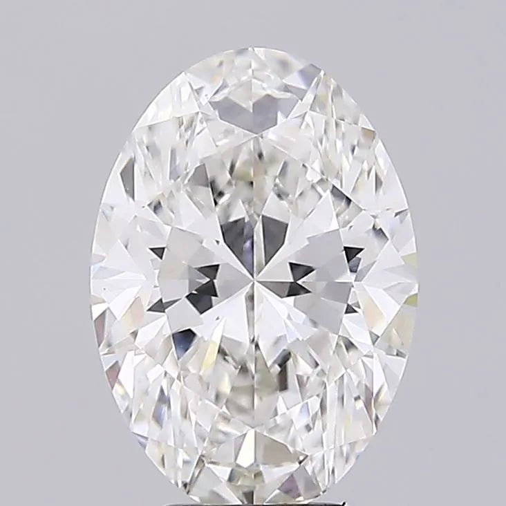 3.20ct Oval Lab Grown Diamond (Colour G, Clarity VVS2, IGI Certified)