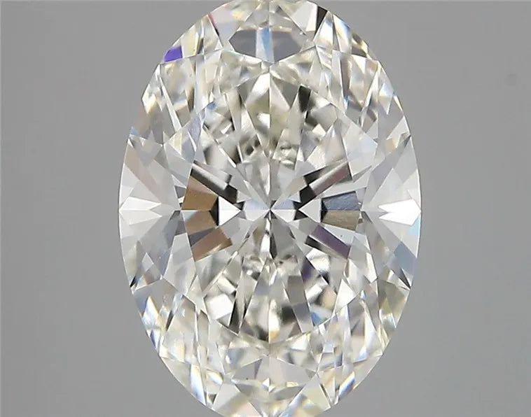 3.20ct Oval Lab Grown Diamond (Colour G, Clarity VVS2, IGI Certified)